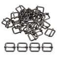 thumbnail image 1 of Slides Buckles, 30 Pack 20x20x3.8mm Metal Roller Pin Buckles, Dark Gray, 1 of 5