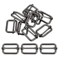 thumbnail image 1 of Slides Buckles, 30 Pack 32x20x4.8mm Metal Roller Pin Buckles, Dark Gray, 1 of 5
