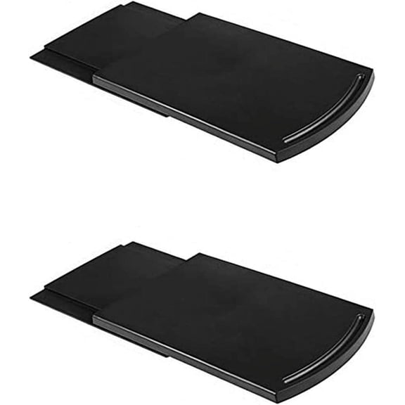 Sliding Appliance Slider Tray with Wheels, 2 Pack Kitchen Countertop Moving Base for Coffee Maker Toaster Blender