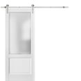 thumbnail image 1 of Sliding Barn Door 24 x 84 with Stainless Steel 6.6ft Hardware, 1 of 6