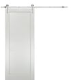 thumbnail image 1 of Sliding Barn Door 28 x 80 with Stainless Steel 6.6ft Hardware, 1 of 6