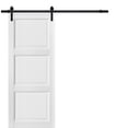 thumbnail image 1 of Sliding Barn Door |42 x 96 Inch 1 Door 1-9/16 Inch Thick|6FT Rail Hangers Hardware Set|Lucia 2661 Solid Wood Interior Door, 1 of 6