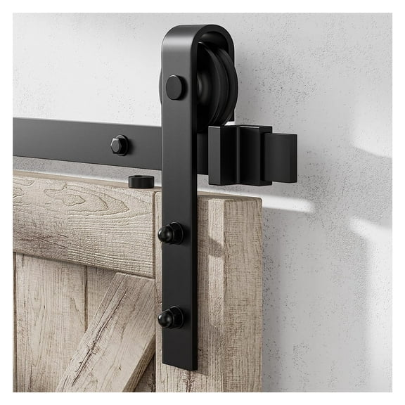 Sliding Barn Door Hardware Roller Set, I Shape Hanger Only Rollers Hardware, J-shaped Hangers Rollers 2pcs ,Easy to Install