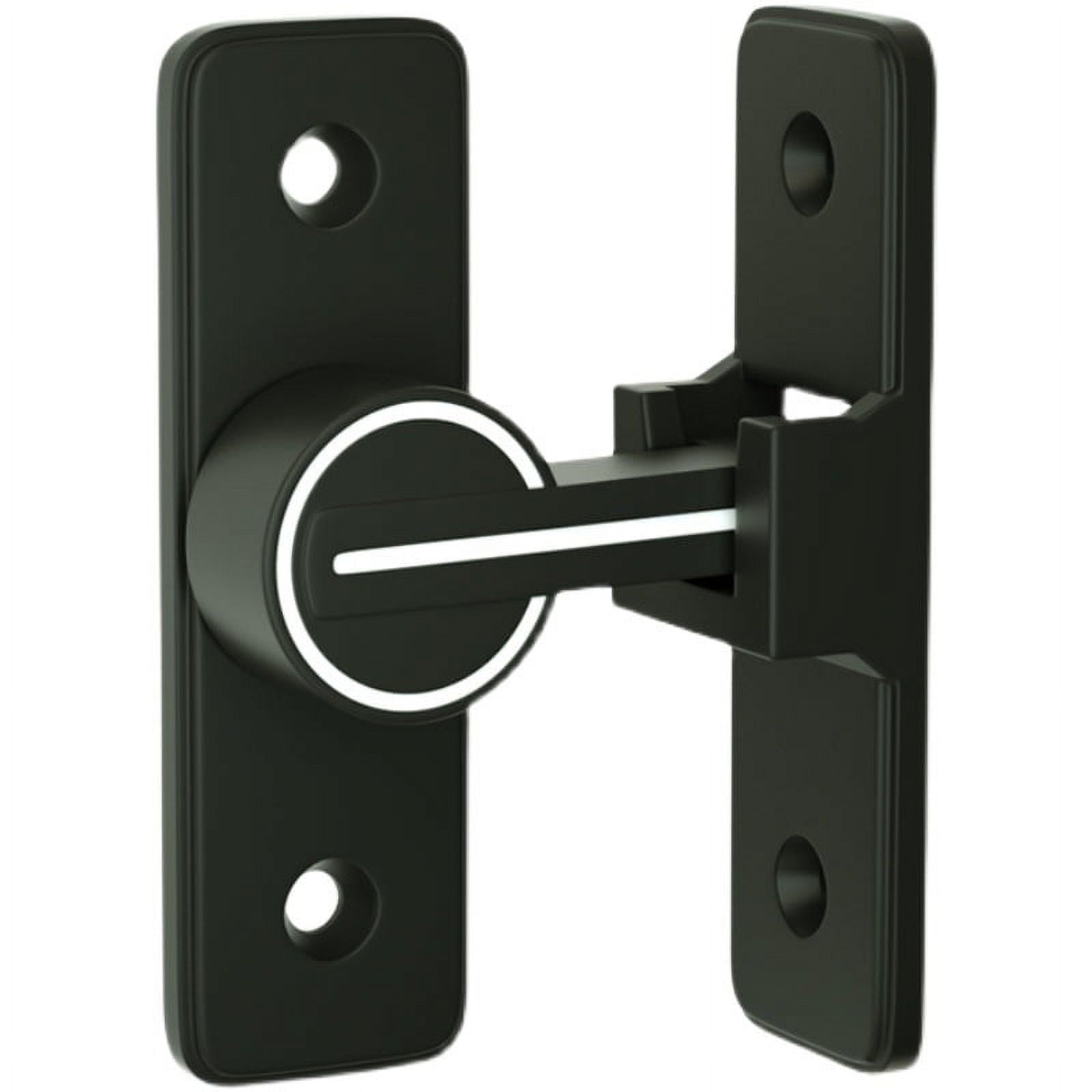 Sliding Barn Door Lock Hardware, 90 Degree Heavy Duty Gate Latches Flip