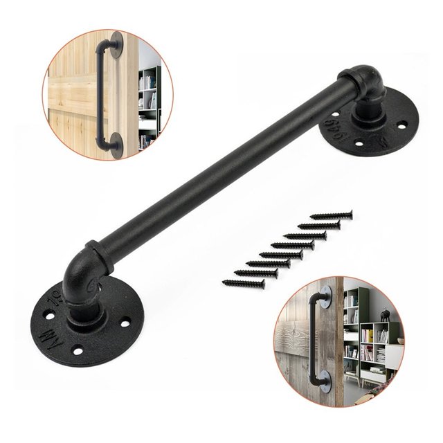 Sliding Barn Door Pull Flush Handle Gate Hardware Set Wood Door