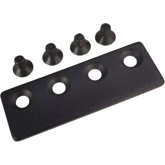 Sliding Barn Door Track Connector Black