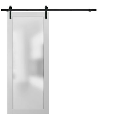 Sliding Barn Glass Door 36 x 80