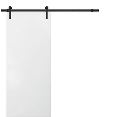 Sliding Barn White Door 36 x 84