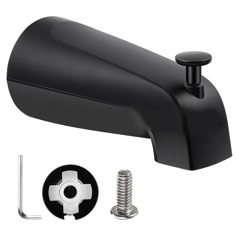 Sliding Bath Spout Bathtub Faucet With Diverter Fits 1/2\" Copper Water