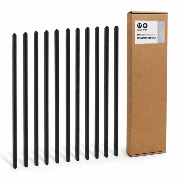 Sliding Binding Bars 5mm 25 Pack