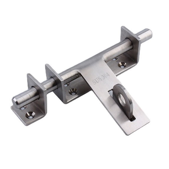 Sliding Bolt Latch 170mm Thickened Stainless Steel Bolt with Padlock Hole(Doors & Door Hardware)
