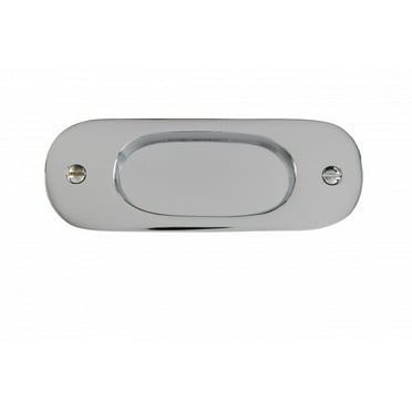 Sliding Brass Door Handle Pull For Cabinet Doors 5 1/16"H | Renovator's Supply