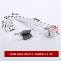 Sliding Cabinet Glass Cabinet Lock Glass Door Lock Cabinet Display With Key