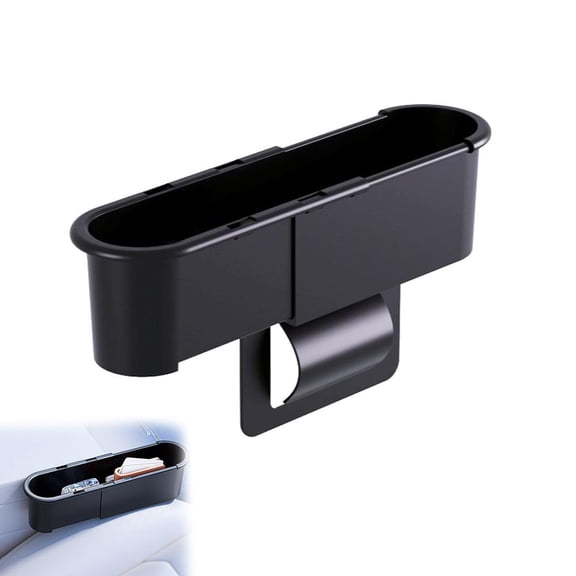 Sliding Car Seat Gap Organizer, Multifunctional Storage Box Pocket for Auto Interior Space