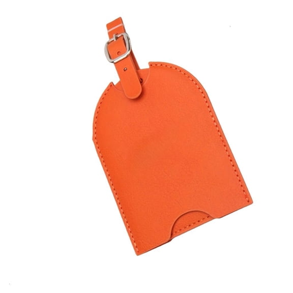 Sliding Card Holder Double Layer Luggage Labels For Traveler PU Materials