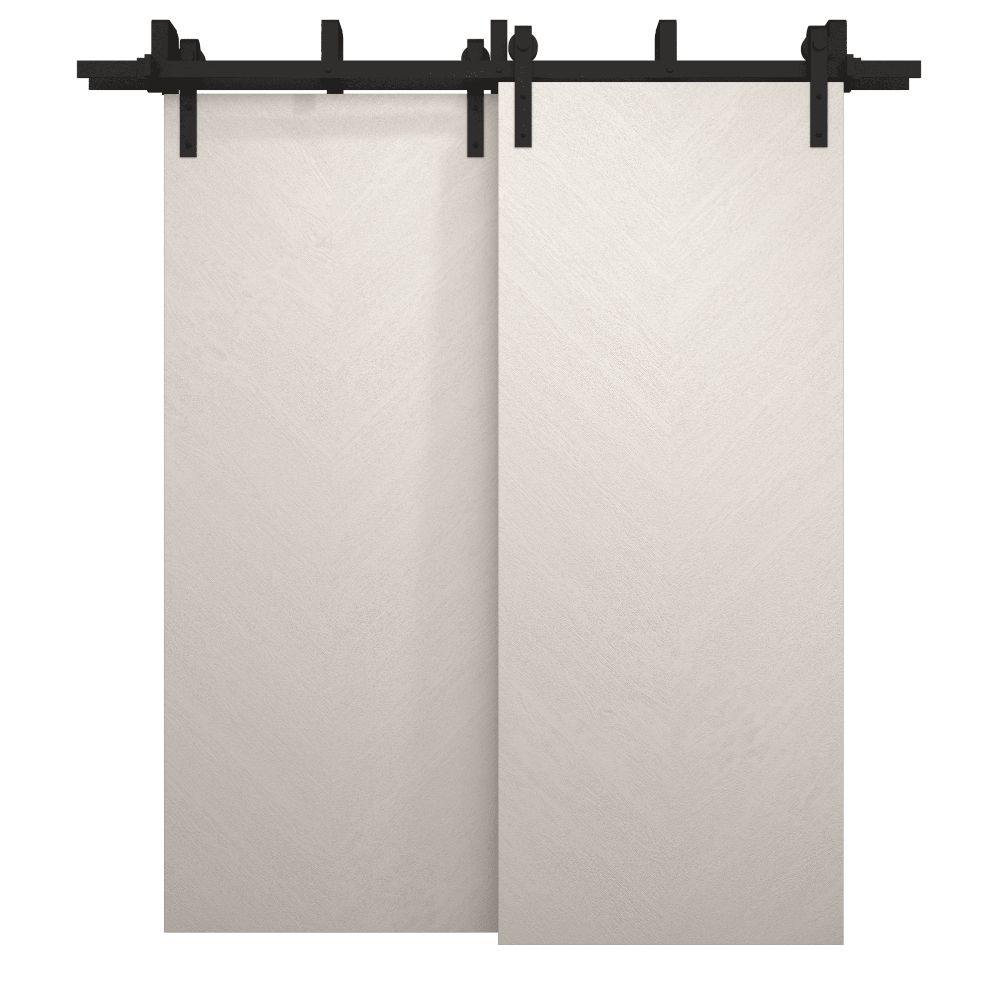 Sliding Closet Barn Bypass Doors 56 x 84 inches Ego 5005 Painted