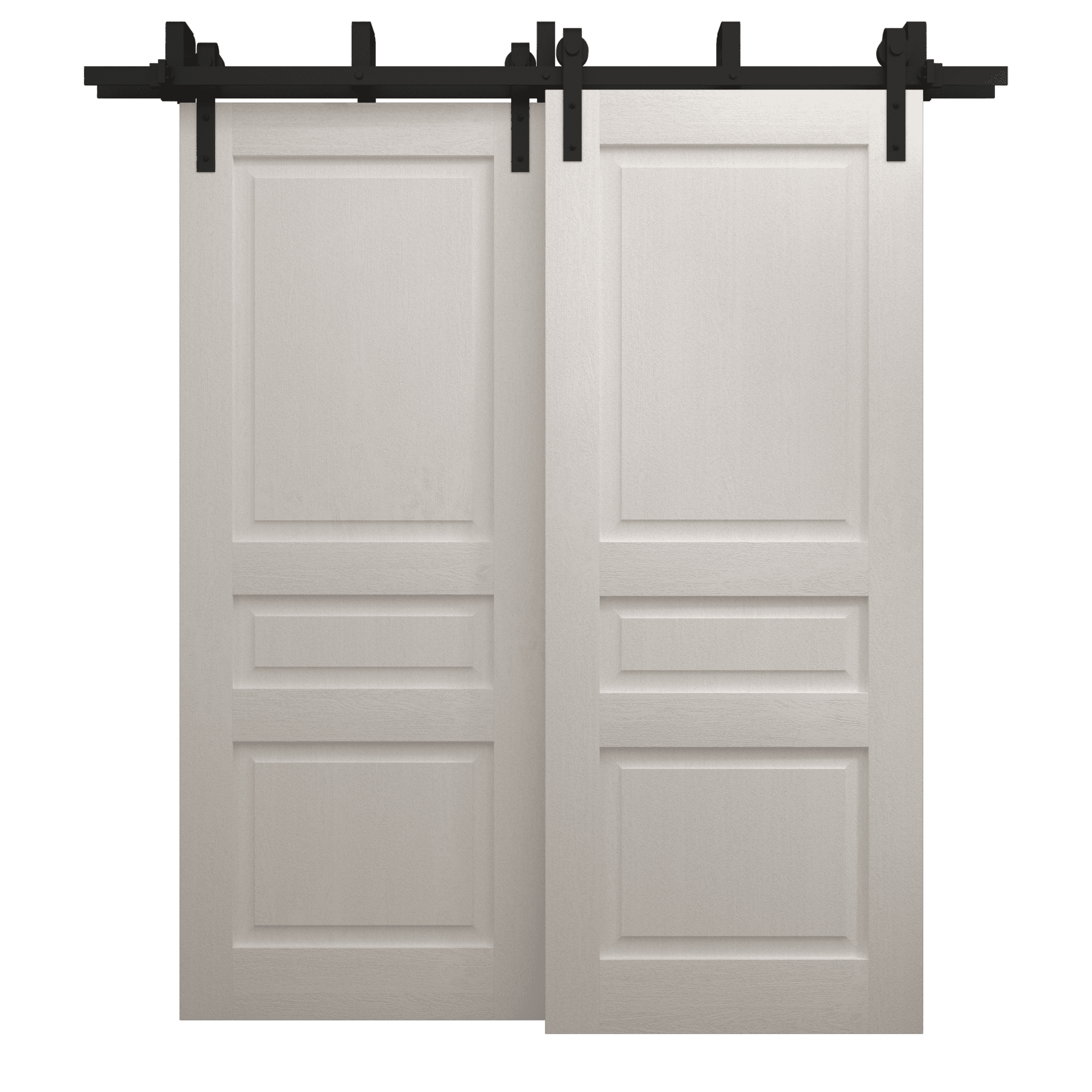 Sliding Closet Barn Bypass Doors 84 x 80 inches | Ego 5012 Painted