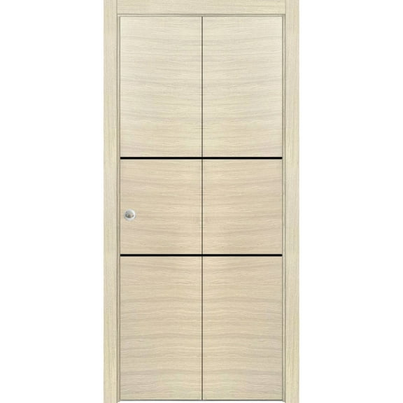Sliding Closet Bi-fold Doors | Planum 0014 Natural Veneer