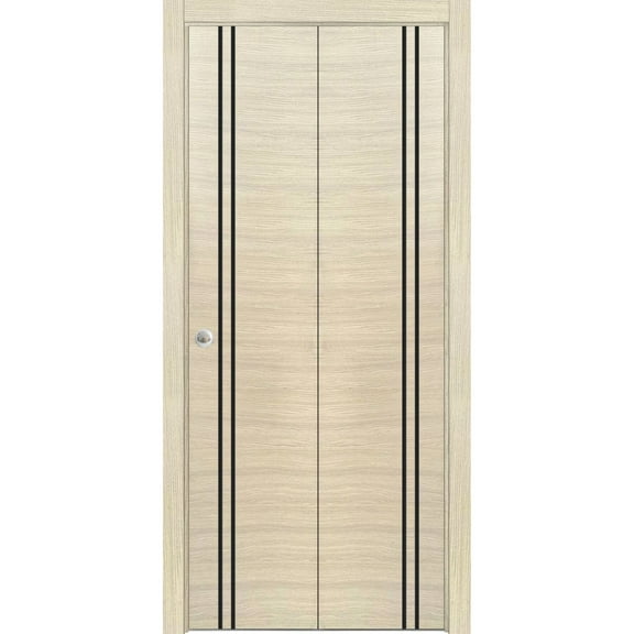 Sliding Closet Bi-fold Doors | Planum 0016 Natural Veneer