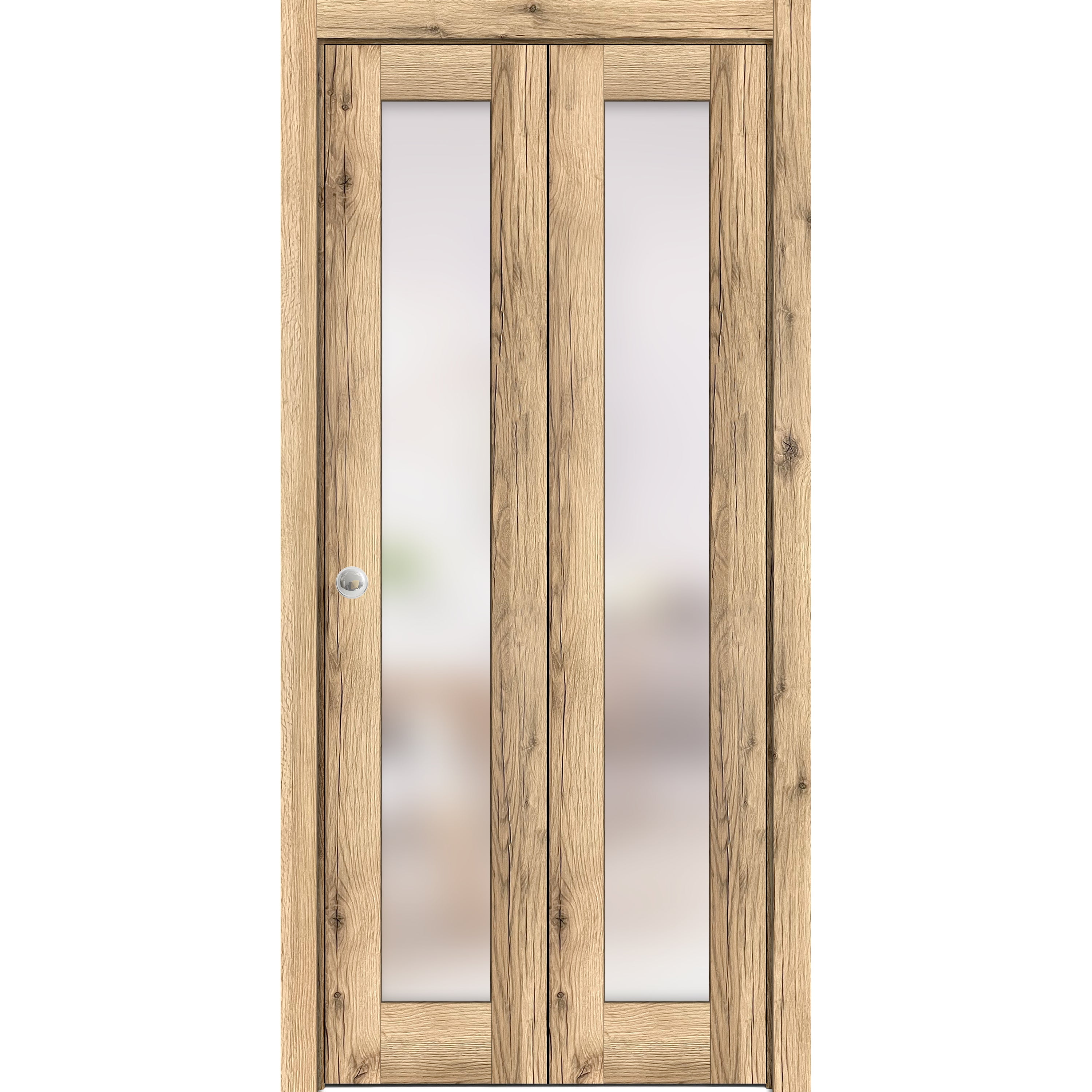 Sliding Closet Bi-fold Doors 36 x 96 inches | Planum 2102 Oak | Sturdy ...