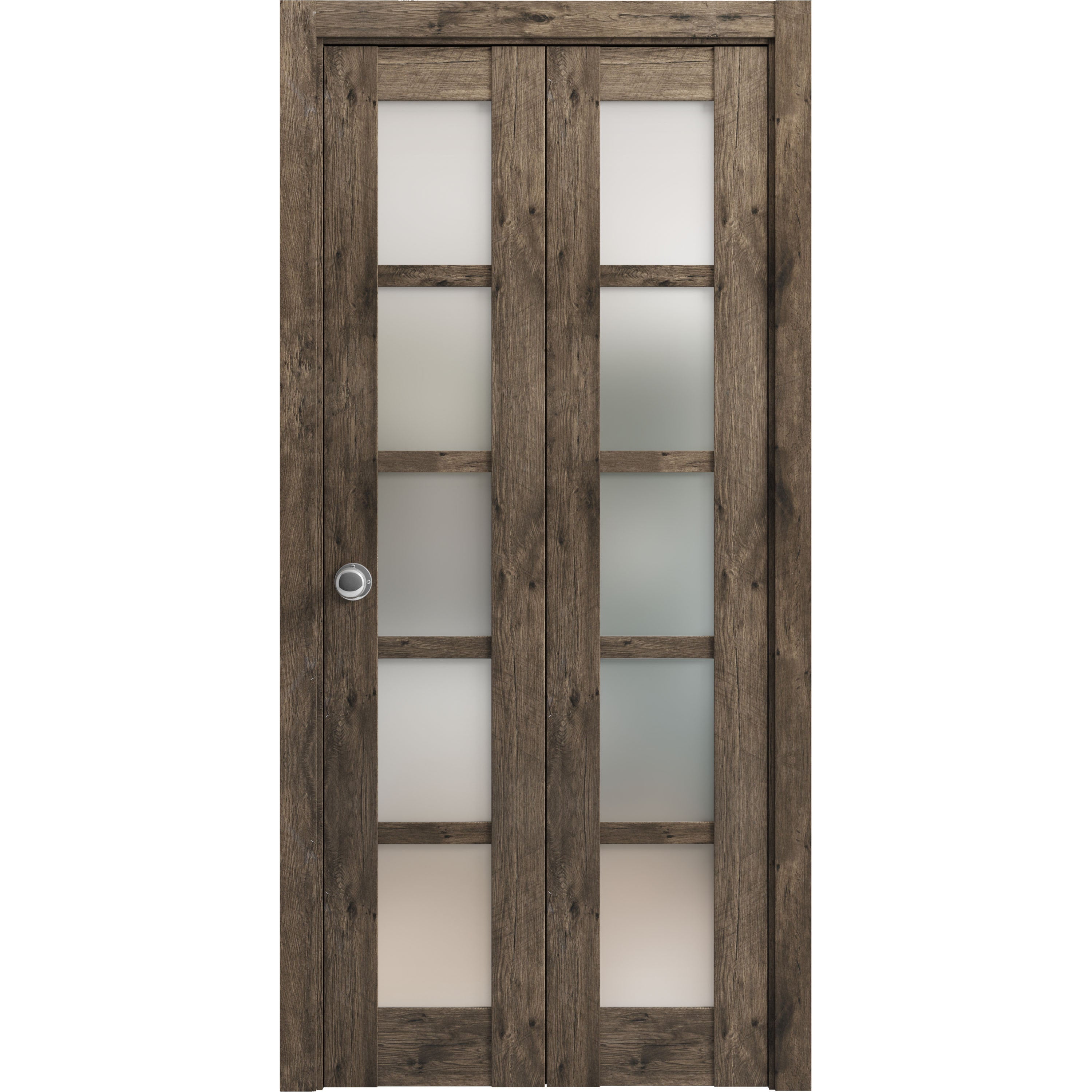 Sliding Closet Bi-fold Doors 36 x 96 inches | Quadro 4002 Cognac Oak ...