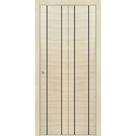Sliding Closet Bi-fold Doors | Planum 0017 Natural Veneer