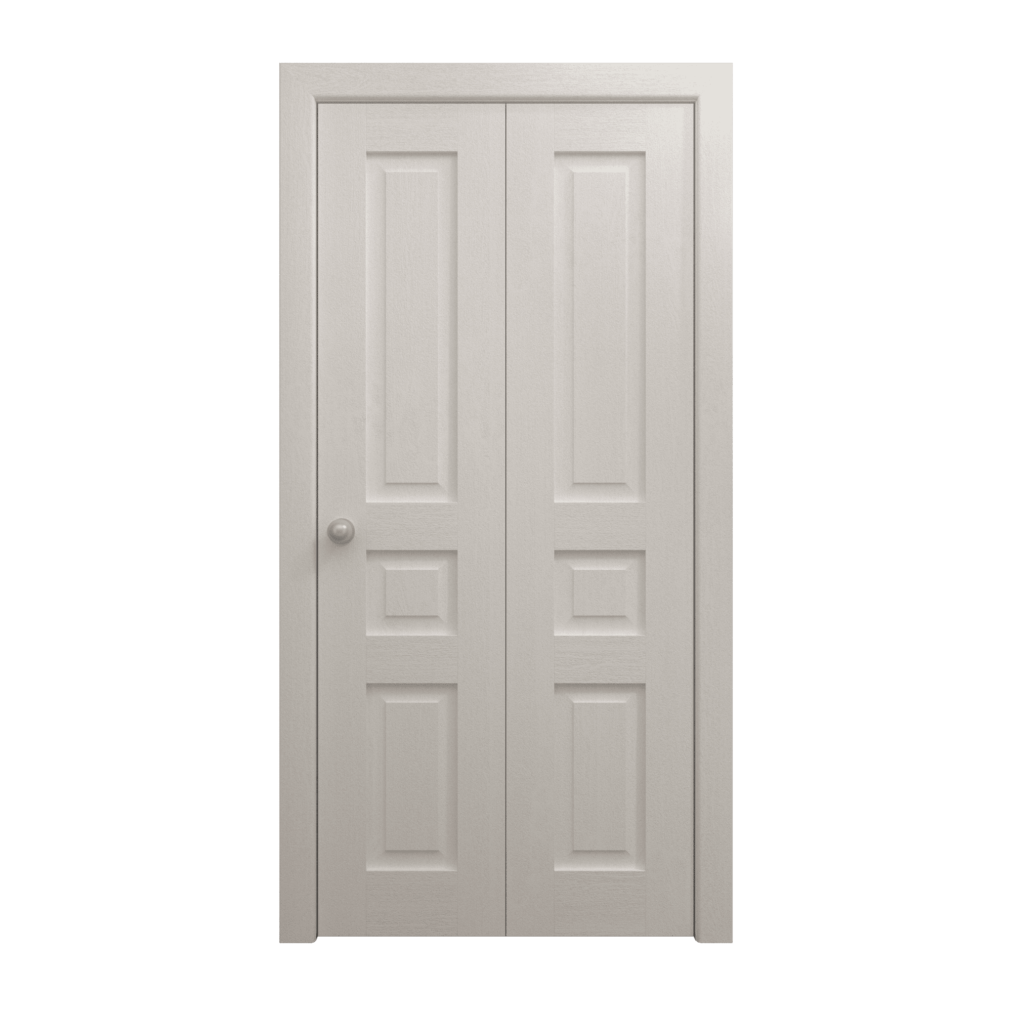 Sliding Closet Bi-fold Doors 60 x 80 inches | Ego 5012 Painted White ...