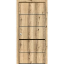 Sliding Closet Bi-fold Doors | Planum 0015 Oak
