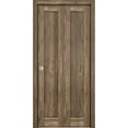 thumbnail image 1 of Sliding Closet Bi-fold Doors 84 x 84 inches | Quadro 4111 Walnut | Sturdy Tracks Moldings Trims Hardware Set | Wood Solid Bedroom Wardrobe Doors, 1 of 5