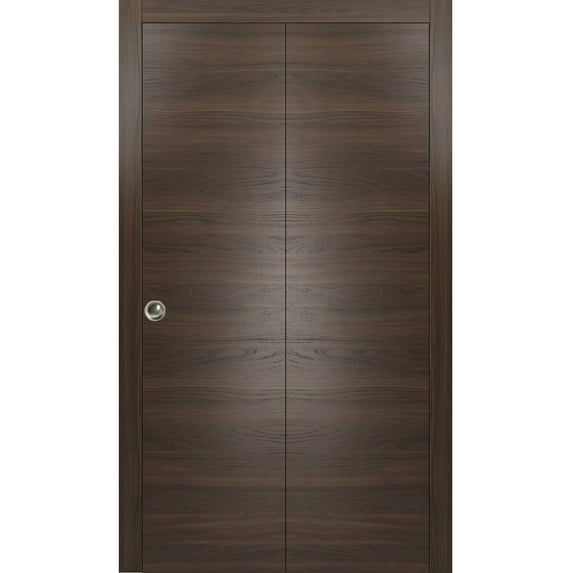 Sliding Closet Bi-fold Doors | Planum 0010 Chocolate Ash