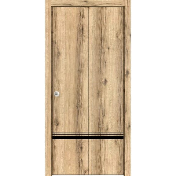 Sliding Closet Bi-fold Doors | Planum 0012 Oak
