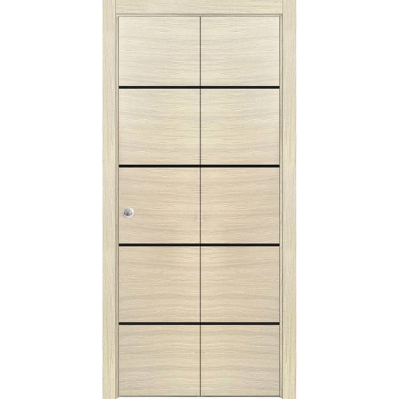 Sliding Closet Bi-fold Doors | Planum 0015 Natural Veneer