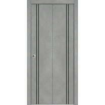 Sliding Closet Bi-fold Doors | Planum 0016 Concrete