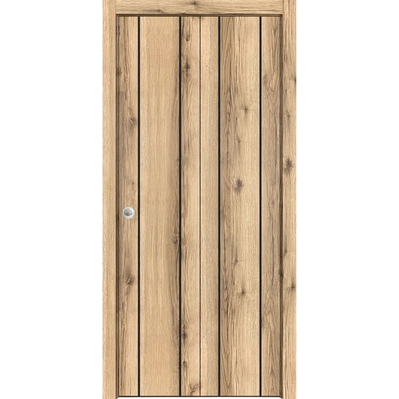Sliding Closet Bi-fold Doors | Planum 0017 Oak