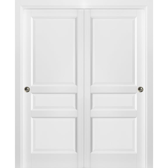Sliding Closet Bypass Doors 72 x 80 with hardware