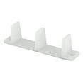 thumbnail image 1 of Sliding Closet Door Bottom Guide, 4-3/16 in., Plastic, White (2-Pack), 1 of 4