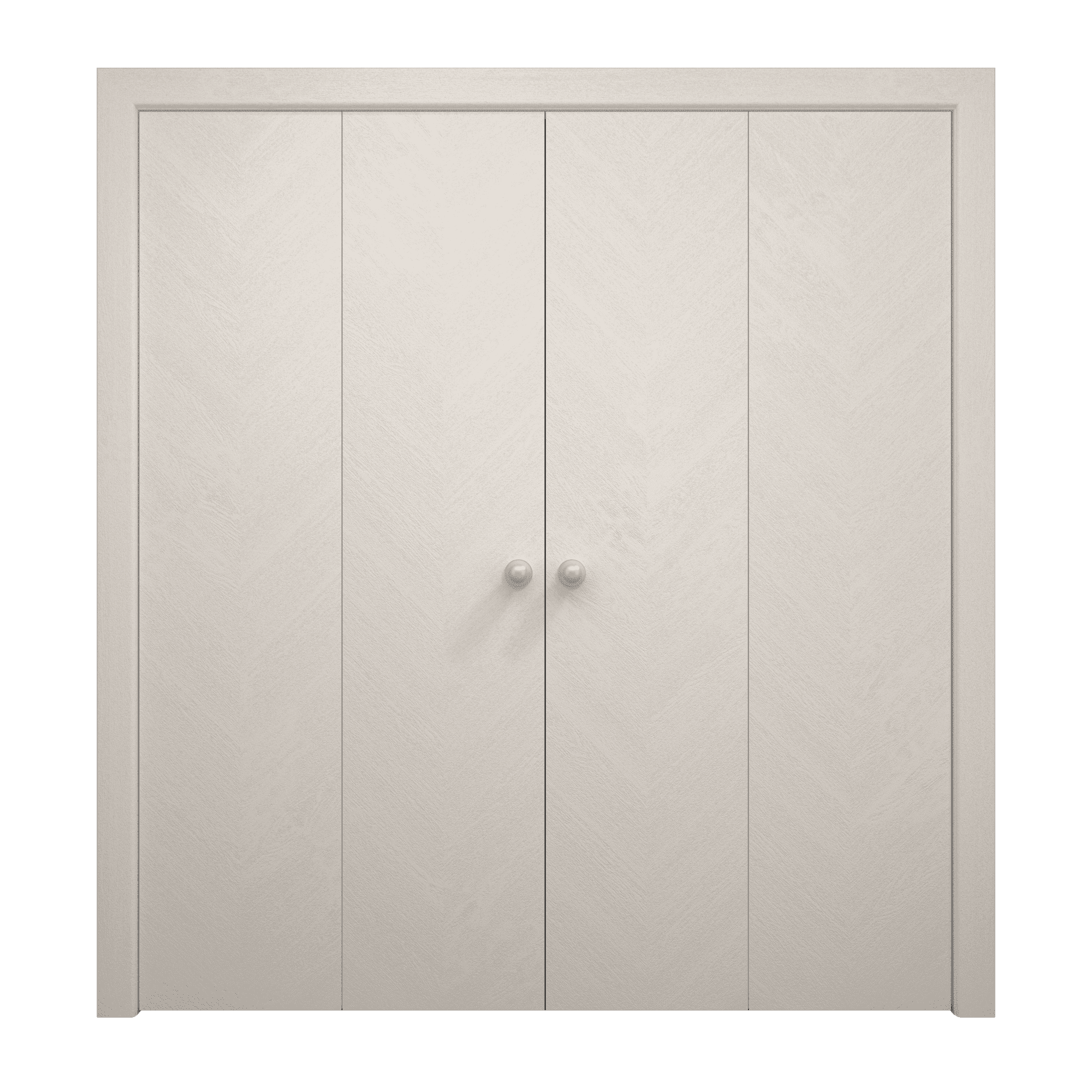 White Oak 72'' x 80'' Sliding Closet Double Bi-Fold Doors