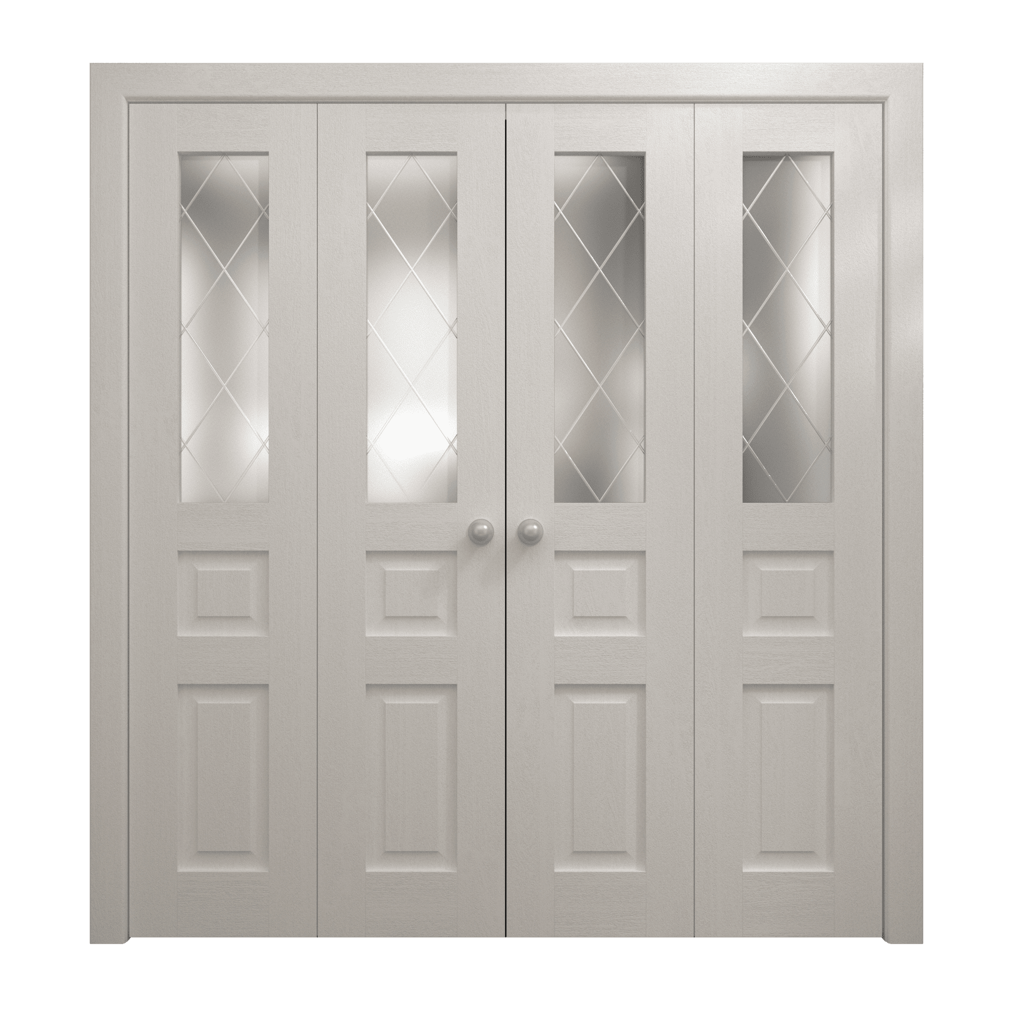 Sliding Closet Double Bi-fold Doors 72 x 84 inches | Ego 5011 Painted
