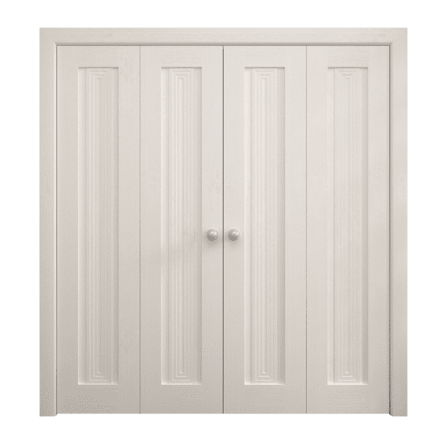 Sliding Closet Double Bifold Doors 96 x 80 inches Ego 5006 Painted