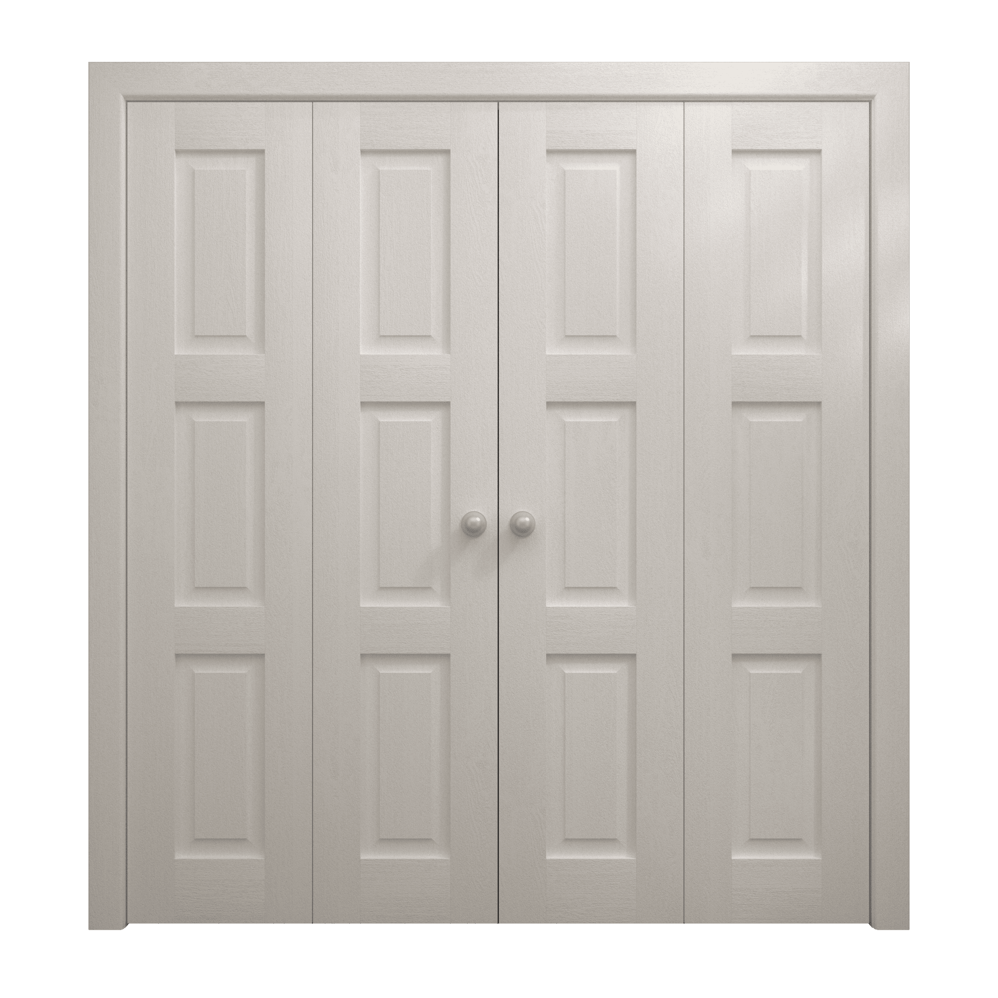 Sliding Closet Double Bi fold Doors 96 x 80 inches Ego 5010 Painted