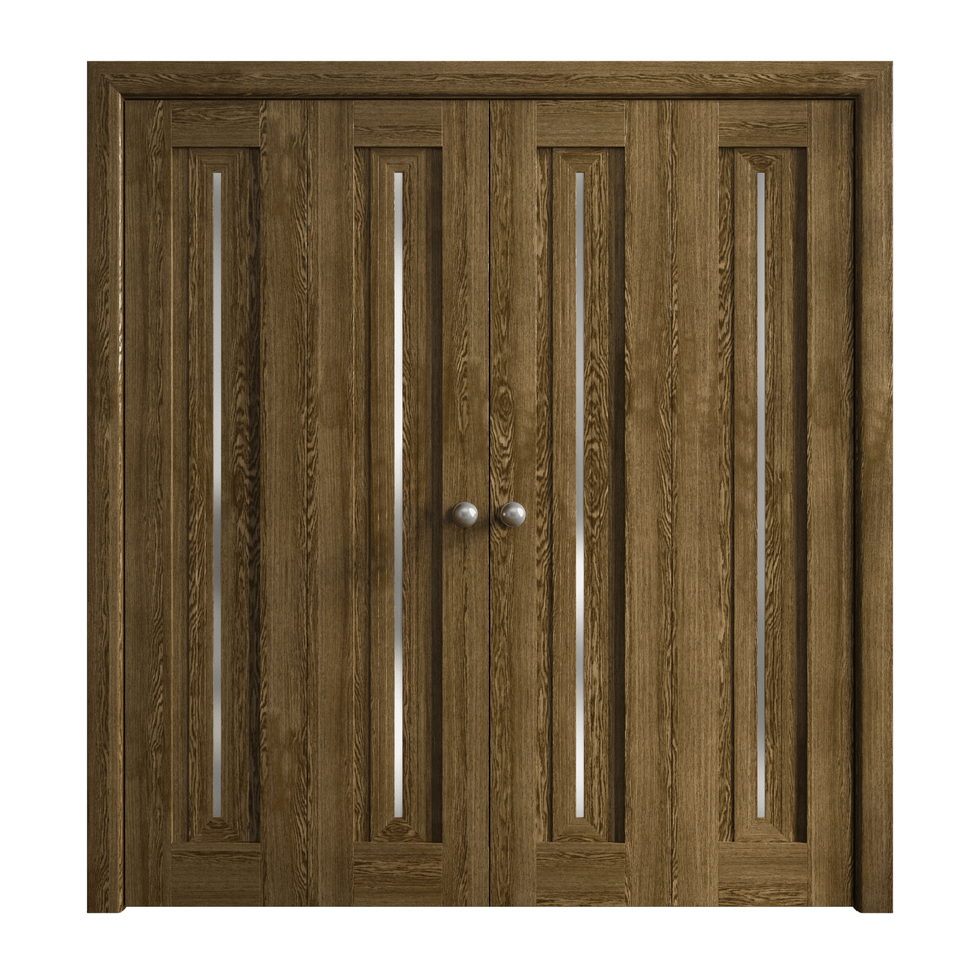 Sliding Closet Double Bifold Doors 96 x 80 inches Ego 5014 Marble