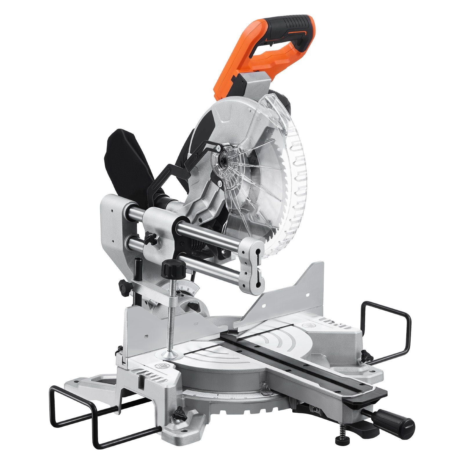 Sliding Compound Miter Saw 10-Inch - 15 Amp Double Bevel 60-Tooth Corded - Wood Cutting Saw for DIY Projects & Woodworking