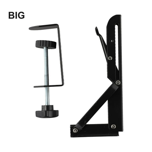 Sliding Desk Extension Support Clip for Keyboard Tray and Hand Rest