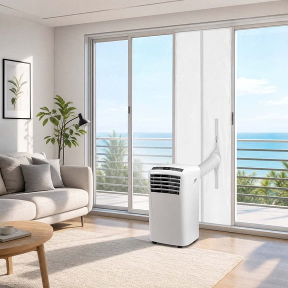 Sliding Door Air Conditioner Seal | Portable Ac Side Panel Cover | Insulating Fabric Strip for Sliding Glass Door and Movable Window | 90X210Cm Split Panel | Draft Stopper for Home|Office|Apartment
