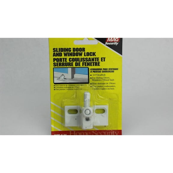 Prime Line U9867 2-1/4" Aluminum Diecast Patio Door Slide Bolt Lock