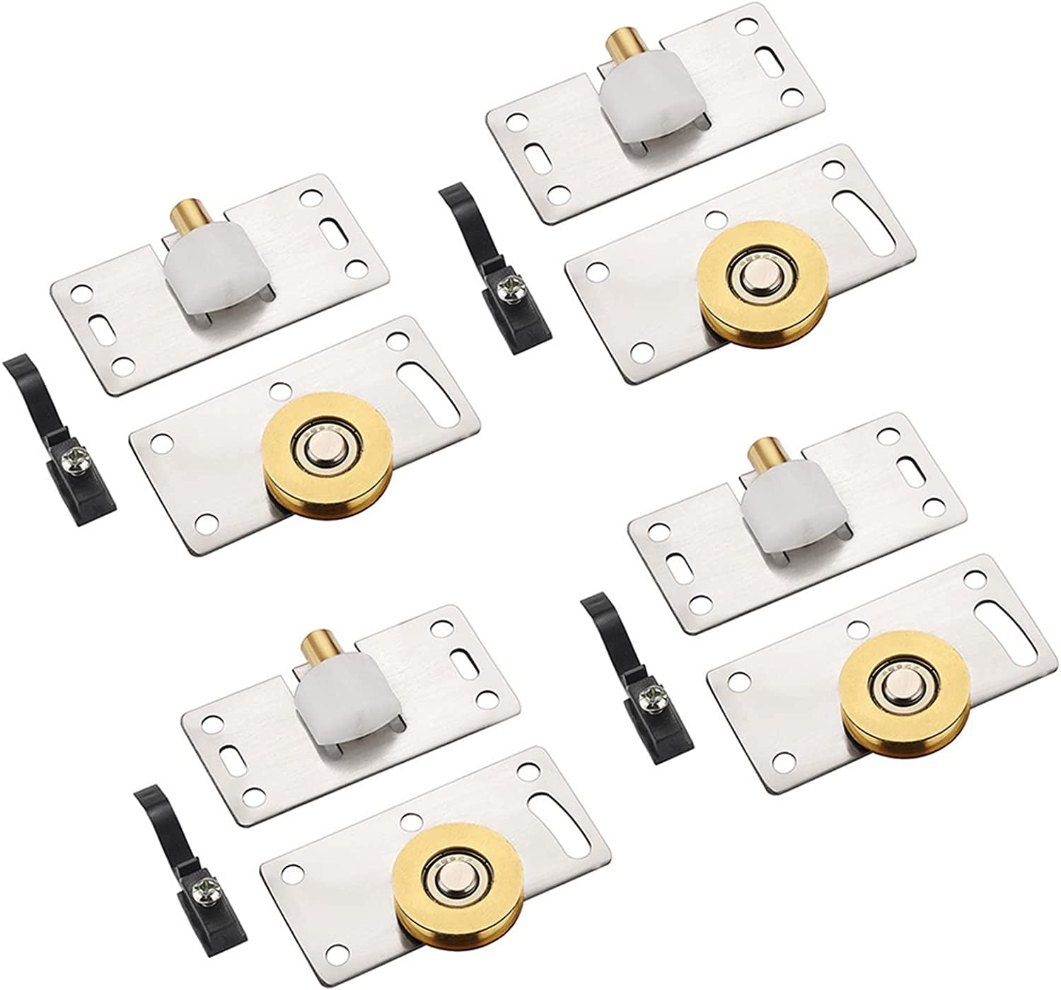 Sliding Door Track Hanging Rail Glass Door Guide Mute Push And Pull Door Hanger Rail Solid Wood