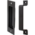 thumbnail image 1 of Sliding Door Combo Pull Set, 6-1/2" Flush Pull, 6-1/2" Bar Pull, Matte Black by Stone Harbor Hardware, 1 of 1
