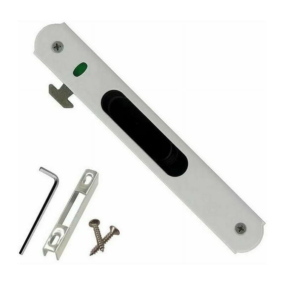 Sliding Door Lock - Household Stainless Steel Simple Sliding Door Window Lock Hardware FittingsFonepro