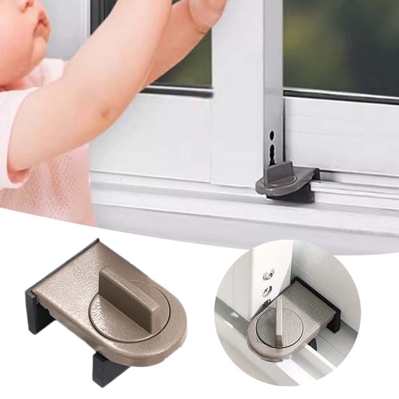 Sliding Door Lock for Child Safety Child Sliding Glass Door Lock and Window Door Lock Secure Lock for Enhanced Home Safety