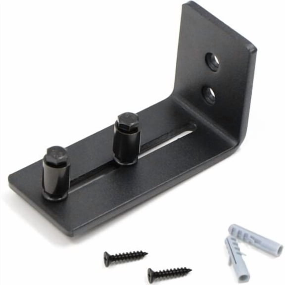Sliding Door Roller Guide - With 2 Rollers - For Sliding Doors - Black
